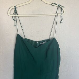 Reformation Juliette Green Dress Size 14